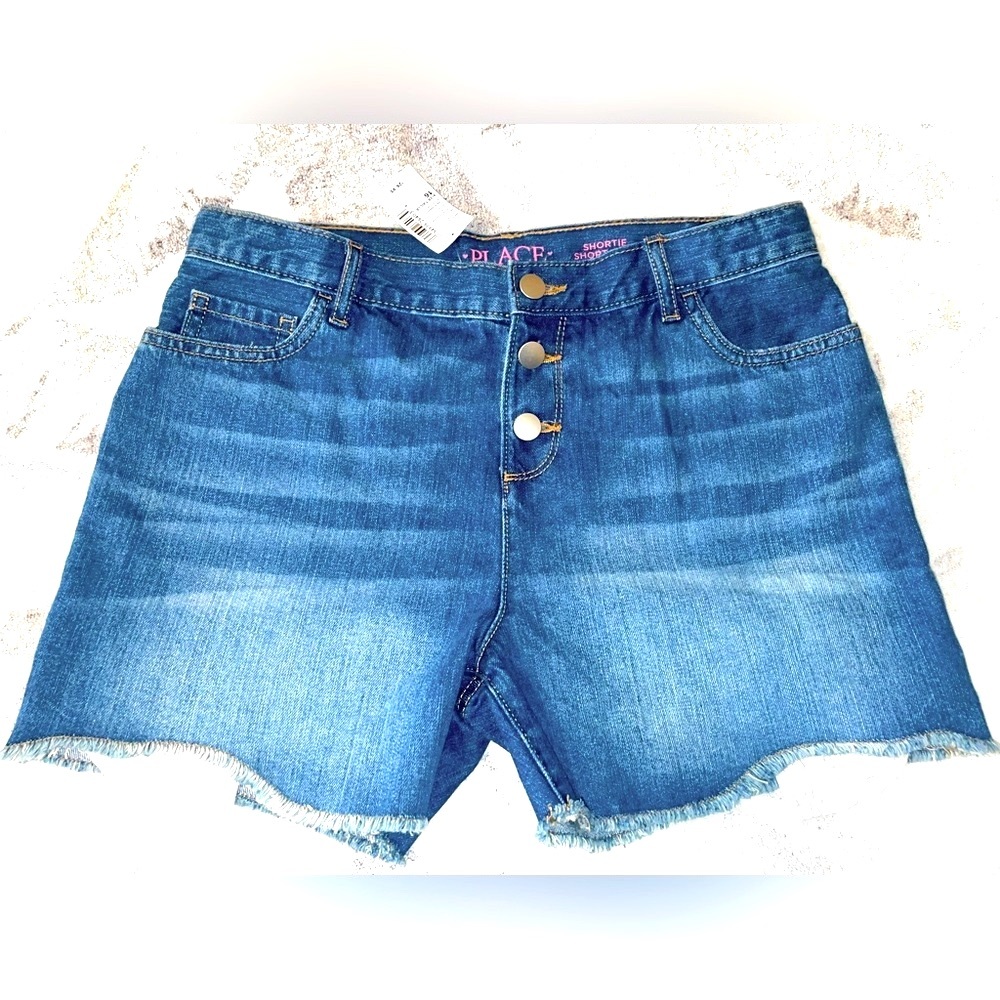 CHILDREN’S PLACE- DENIM SHORTS- FRAYED EDGES
